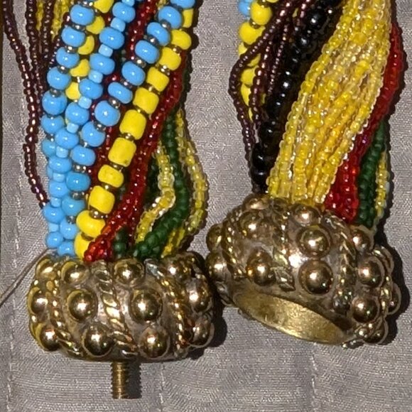 Luisa Conti Beaded Necklace **With Loose Strands SEE PHOTOS 1780 - Picture 11 of 11